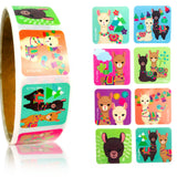 Llamas Alpacas Stickers 100 Stickers/Dispenser, Pack of 1, 6, or 12 Dispensers