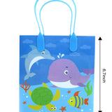 Sea Life Party Favor Bags Treat Bags - Set of 6 or 12