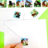 Horse Stickers 100 Stickers/Dispenser, Pack of 1, 6 or 12 Dispensers