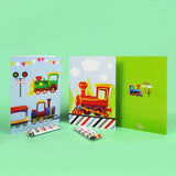 Train Coloring Books with Crayons – Set of 6 or 12