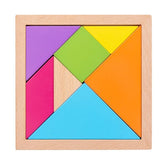 Wooden Pine Tangram Puzzle