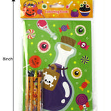 Spooky Halloween Coloring Books with Crayons - Set of 6 or 12