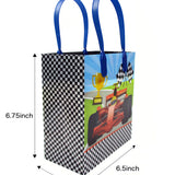 Race Car Party Favor Treat Bags - Set of 6 or 12