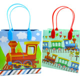 Train Party Favor Bags Treat Bags - 12 Bags