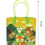 Woodland Animals Party Favor Bags Treat Bags, 12 Pack