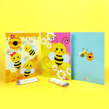 Honeybees Coloring Books with Crayons – Set of 6 or 12