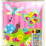 Butterfly & Flowers Coloring Books with Crayons – Set of 6 or 12
