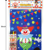 Circus Coloring Books with Crayons – Set of 6 or 12