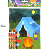 Camping Coloring Books with Crayons – Set of 6 or 12