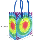 Tie Dye Party Favor Bags Treat - Set of 6 or 12
