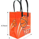 Basketball Party Favor Treat Bags - Set of 6 or 12