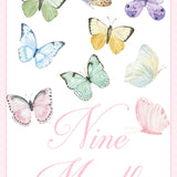 Watercolor Butterfly Baby Milestone Cards