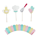 Little Bakers - Cupcake Toppers, 12ct