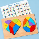 Wooden Pine Tangram Puzzle