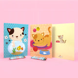 Cats Coloring Books with Crayons – Set of 6 or 12