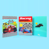 Race Car Coloring Books with Crayons – Set of 6 or 12