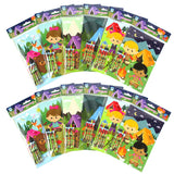 Camping Coloring Books with Crayons – Set of 6 or 12