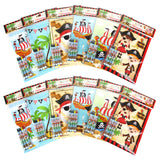 Pirate Coloring Books with Crayons – Set of 6 or 12