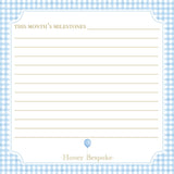 Watercolor Baby Boy Milestone Cards
