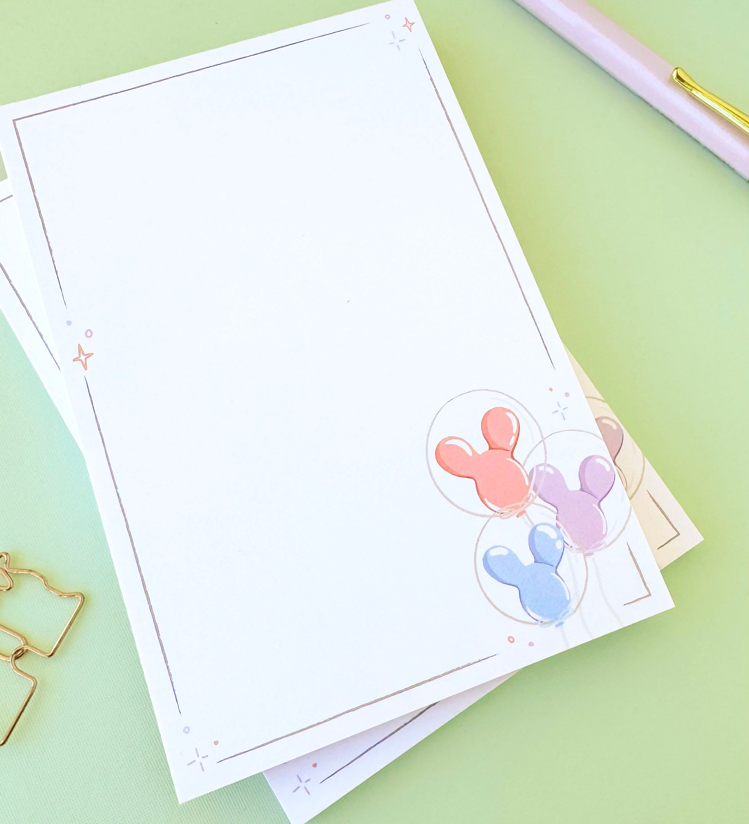 Park Balloons Memo Notepad