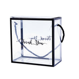 Clear Favor Boxes with Rope Handles (25 Pack)