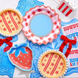 Red, White & Berry Dessert Plate (10 ct)