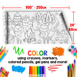 Giant Robots Coloring Roll (24" x 78")