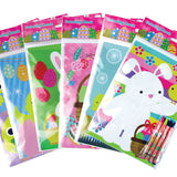 Easter Coloring Books with Crayons  – Set of 6 or 12