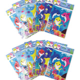 Shark Family Coloring Books with Crayons  – Set of 6 or 12