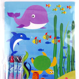 Ocean Life Coloring Books with Crayons – Set of 6 or 12