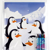 Ocean Life Coloring Books with Crayons – Set of 6 or 12