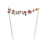 Carnival Cake Topper – Mini Circus Garland Cake Banner