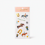 Metallic Horse Temporary Tattoos
