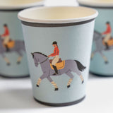 Equestrian Horse Riding Paper Cups (9 oz) (x 12)
