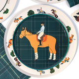Equestrian Horse Dessert Plates (7 Inch) | Horse Party Supplies (x12)