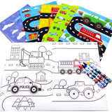 Transportation Coloring Books – Set of 6 or 12