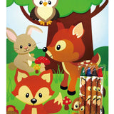 Woodland Animals Coloring Books with Crayons – Set of 6 or 12