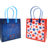 Patriotic 4th of July Party Favor Bags Treat Bags - Set of 6 or 12