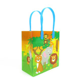 Safari Jungle Animals Party Favor Bags Treat Bags - Set of 6 or 12