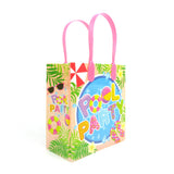 Pool Beach Summer Party Favor Bags Treat Bags - Set of 6 or 12