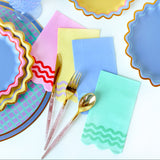 Ric Rac Rainbow Guest Napkins (16 ct)