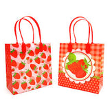 Strawberry Party Favor Bags Treat Bags - Set of 6 or 12