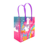 Rainbow Unicorn Bows Emoji Party Favor Bags Treat Bags - Set of 6 or 12