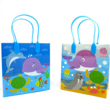 Sea Life Party Favor Bags Treat Bags - Set of 6 or 12
