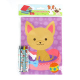 Dogs & Puppies Coloring Books with Crayons – Set of 6 or 12