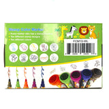 Safari Animals Stamp Marker Set (10-Pack)