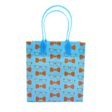 Orange Bow Tie Suspenders Party Favor Bags Treat Bags - Set of 6 or 12