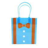 Orange Bow Tie Suspenders Party Favor Bags Treat Bags - Set of 6 or 12