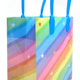 Rainbow Themed Party Favor Treat Bags - Set of 6 or 12