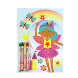 Magic Fairies Coloring Books with Crayons – Set of 6 or 12